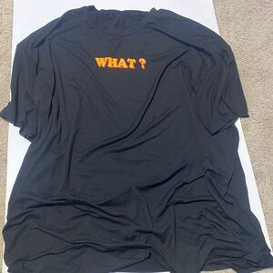 Large stretchy graphic t shirt